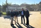 Intendente Albisu visitó las obras de recuperación vial en calle Acuña de Figueroa