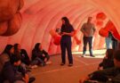 Campaña de prevención del cáncer colorrectal con la muestra del «Colon Gigante»