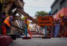 Gobierno de Salto avanza con la recuperación de calles de hormigón en el centro de la ciudad