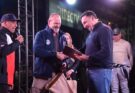 Albisu acompañó la largada simbólica del Rally y Salto vivió una gran fiesta en Plaza Treinta y Tres