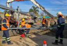 Barrio Arralde: avanzan las obras viales y la modernización del alumbrado público