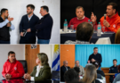 Albisu encabezó el primer día de la gira del Comité Departamental de Emergencias por el interior