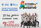 Los Fatales celebran sus 30 años este jueves en el cierre del Mes de la Juventud en Plaza Artigas