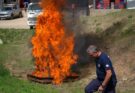 Central Hortícola del Norte realizó un simulacro de incendio junto al Cuerpo de Bomberos